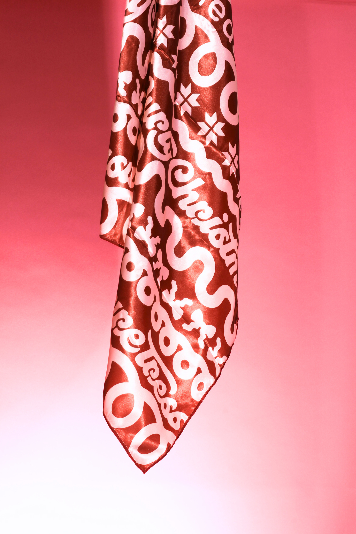 Treasure Tress Curly Christmas Headscarf