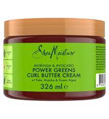 Shea Moisture Moringa & Avocado Power Greens Curl Butter Cream