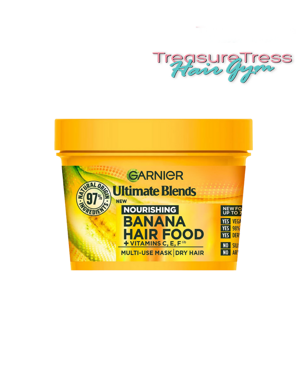 Garnier Ultimate Blends Hair Food Banana 3-in-1 Dry Hair Mask Treatment
